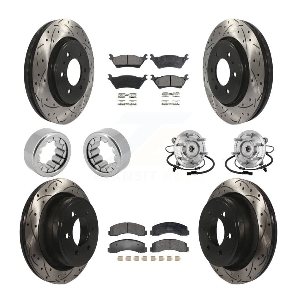 Transit Auto - KBB-132802 - Front and Rear Wheel Bearing and Hub Assembly Kits