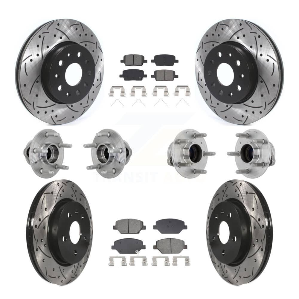 Transit Auto - KBB-132805 - Front and Rear Wheel Bearing and Hub Assembly Kits