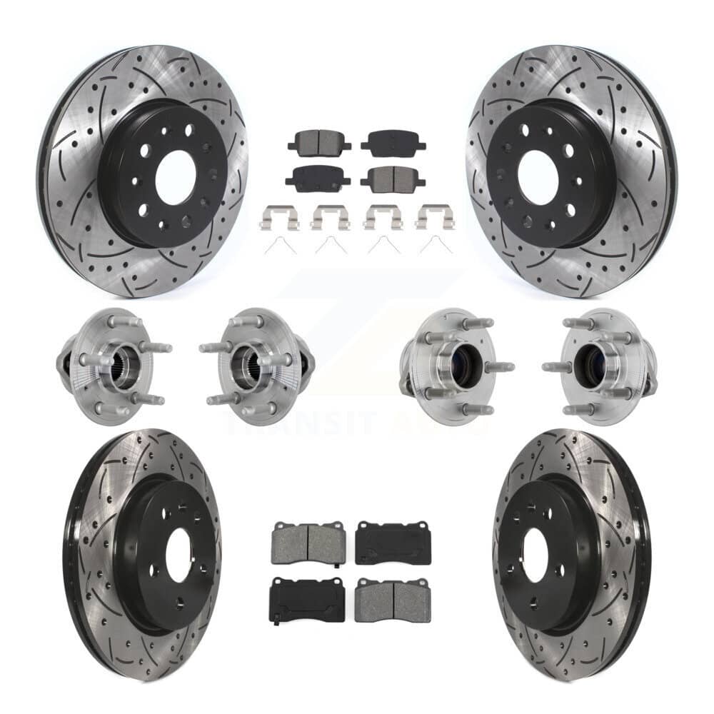 Transit Auto - KBB-132806 - Front and Rear Wheel Bearing and Hub Assembly Kits