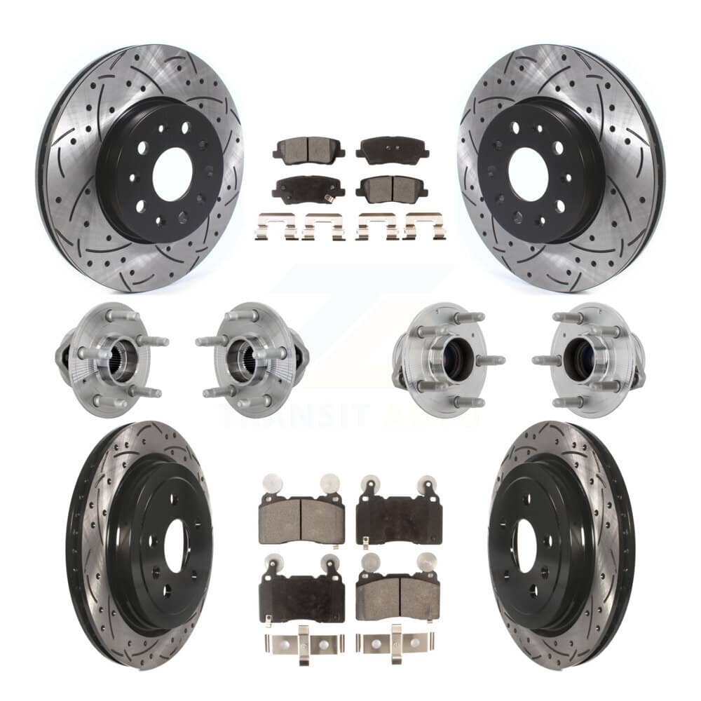 Transit Auto - KBB-132882 - Front and Rear Wheel Bearing and Hub Assembly Kits