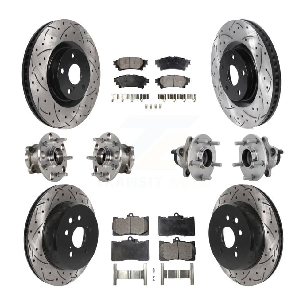 Transit Auto - KBB-132892 - Front and Rear Wheel Bearing and Hub Assembly Kits