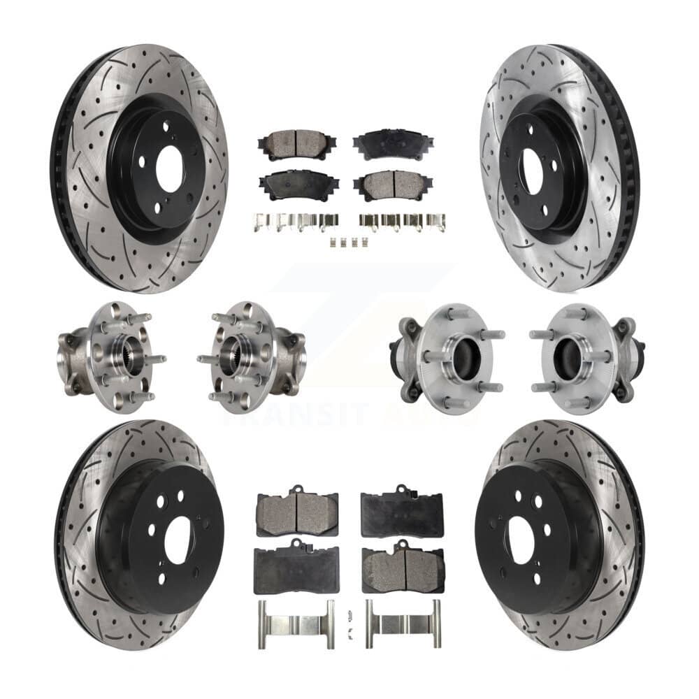 Transit Auto - KBB-132893 - Front and Rear Wheel Bearing and Hub Assembly Kits