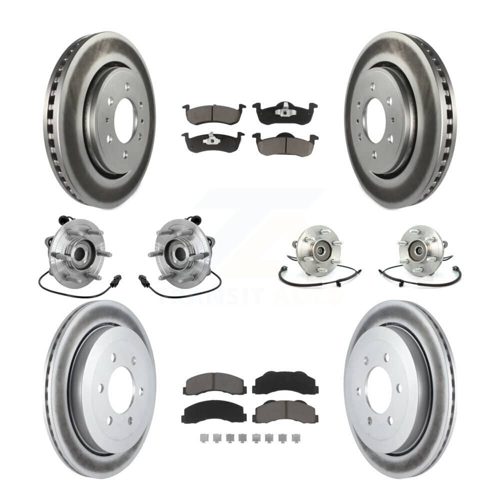 Transit Auto - KBB-132955 - Front and Rear Wheel Bearing and Hub Assembly Kits