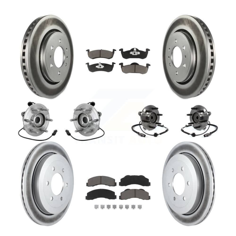 Transit Auto - KBB-132956 - Front and Rear Wheel Bearing and Hub Assembly Kits