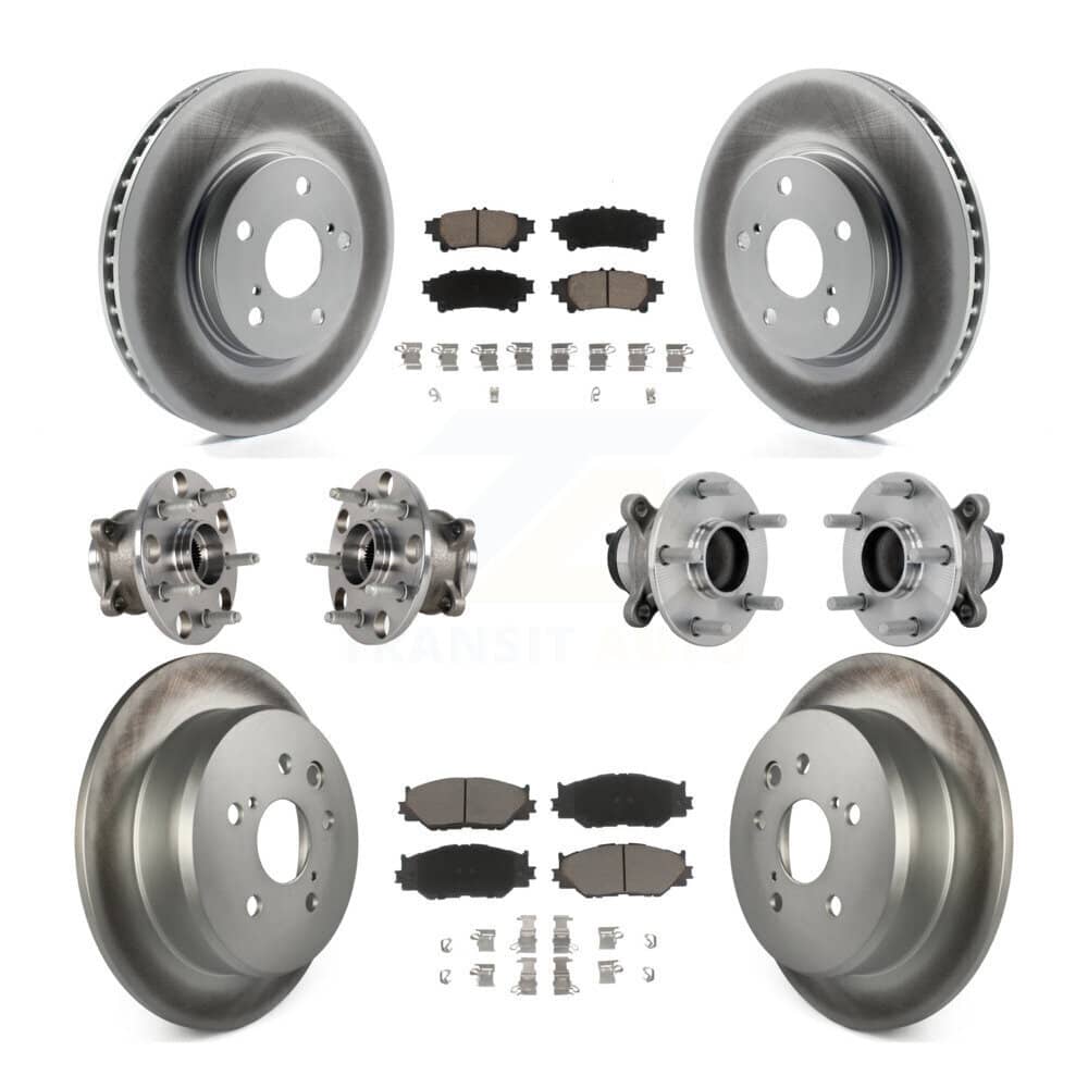 Transit Auto - KBB-132963 - Front and Rear Wheel Bearing and Hub Assembly Kits