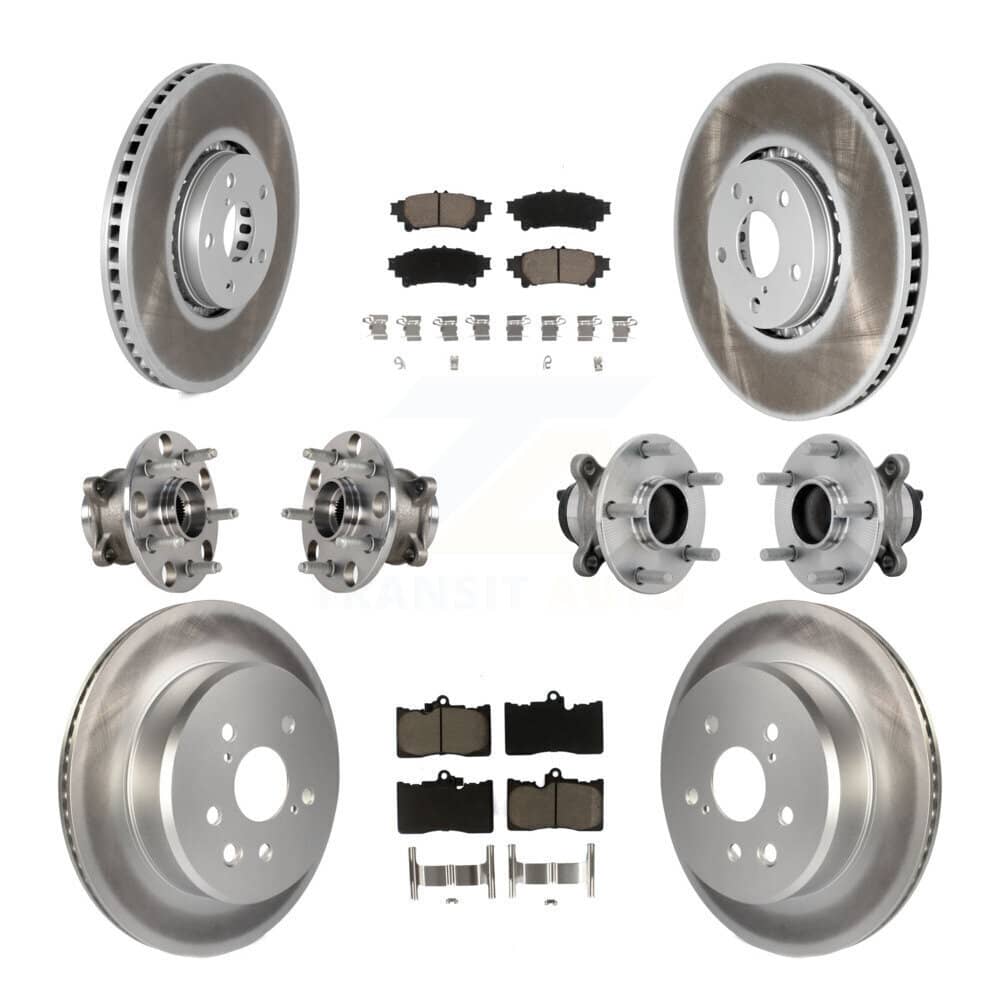 Transit Auto - KBB-132967 - Front and Rear Wheel Bearing and Hub Assembly Kits