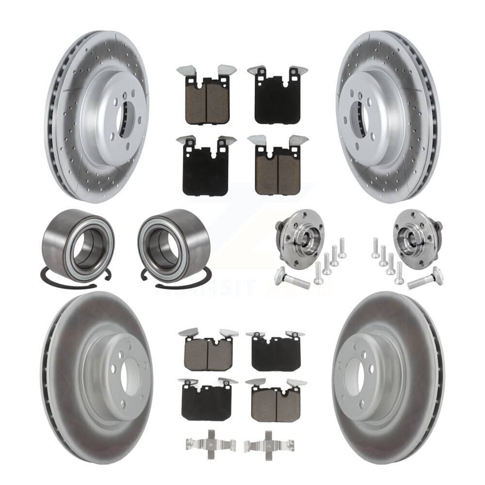 Transit Auto - KBB-133015 - Front and Rear Wheel Bearing and Hub Assembly Kits