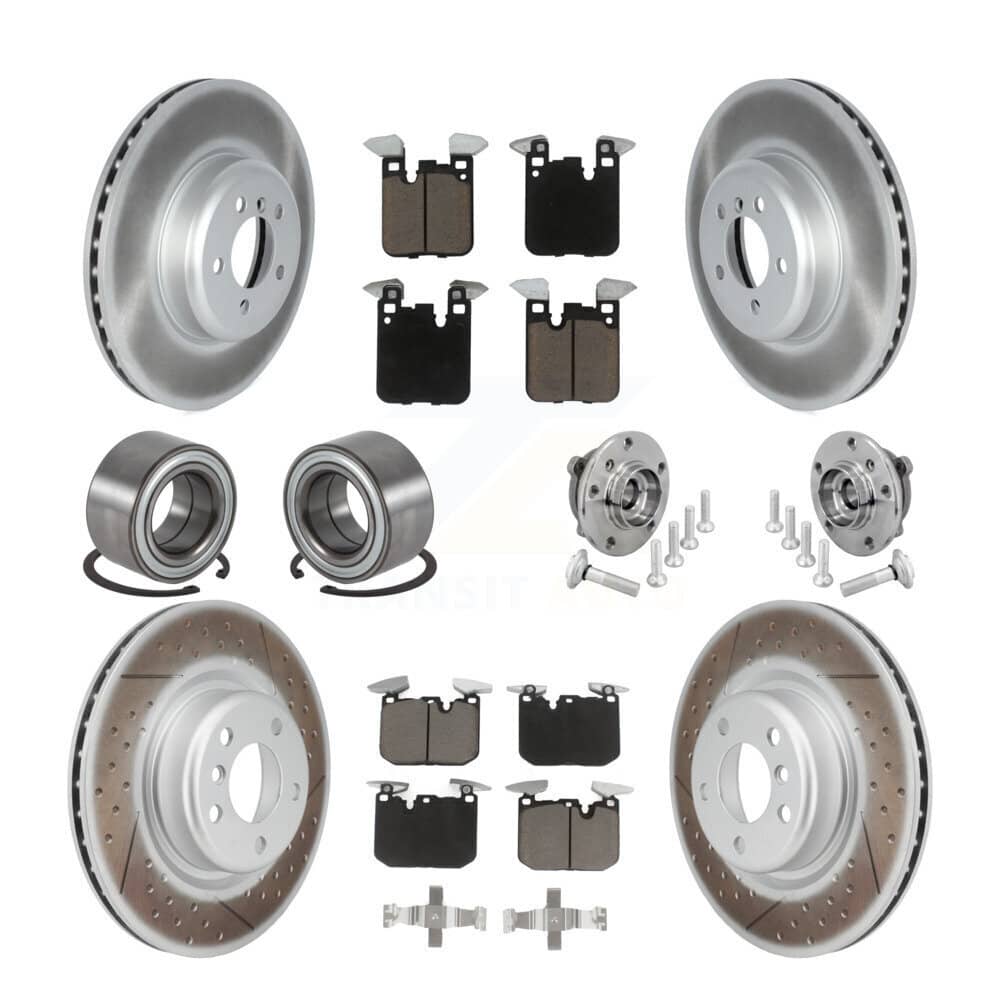 Transit Auto - KBB-133018 - Front and Rear Wheel Bearing and Hub Assembly Kits