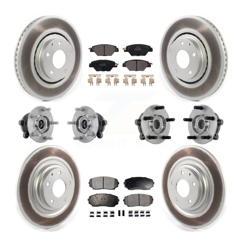Transit Auto - KBB-133052 - Front and Rear Wheel Bearing and Hub Assembly Kits
