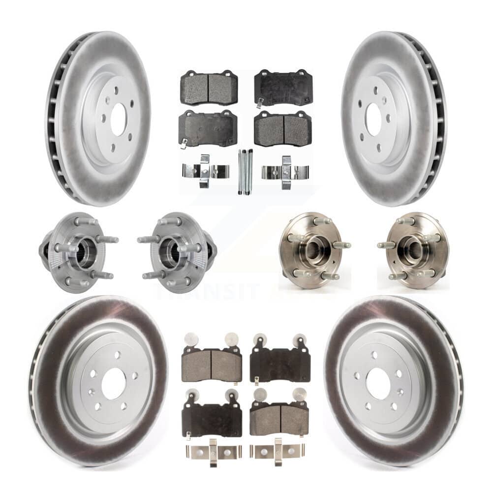 Transit Auto - KBB-133058 - Front and Rear Wheel Bearing and Hub Assembly Kits