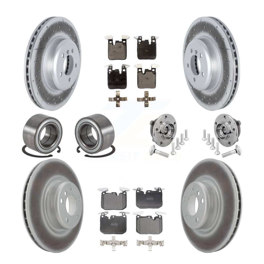 Transit Auto - KBB-133126 - Front and Rear Wheel Bearing and Hub Assembly Kits