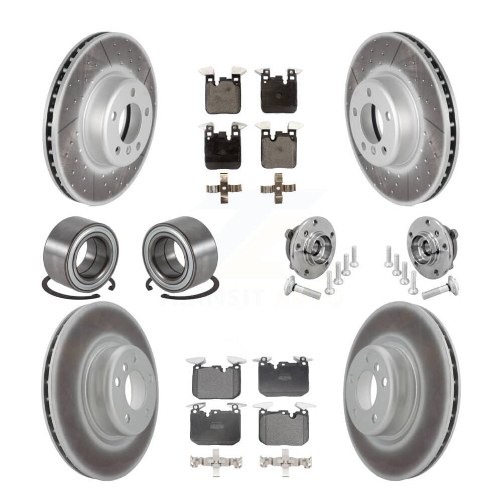 Transit Auto - KBB-133127 - Front and Rear Wheel Bearing and Hub Assembly Kits