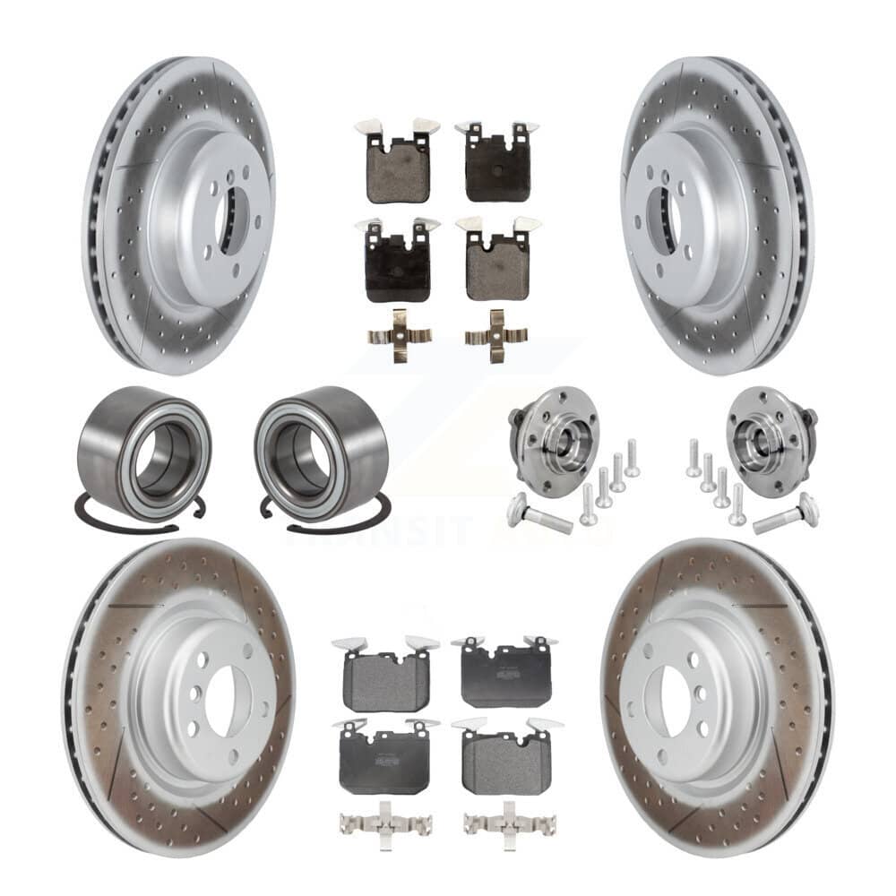 Transit Auto - KBB-133130 - Front and Rear Wheel Bearing and Hub Assembly Kits