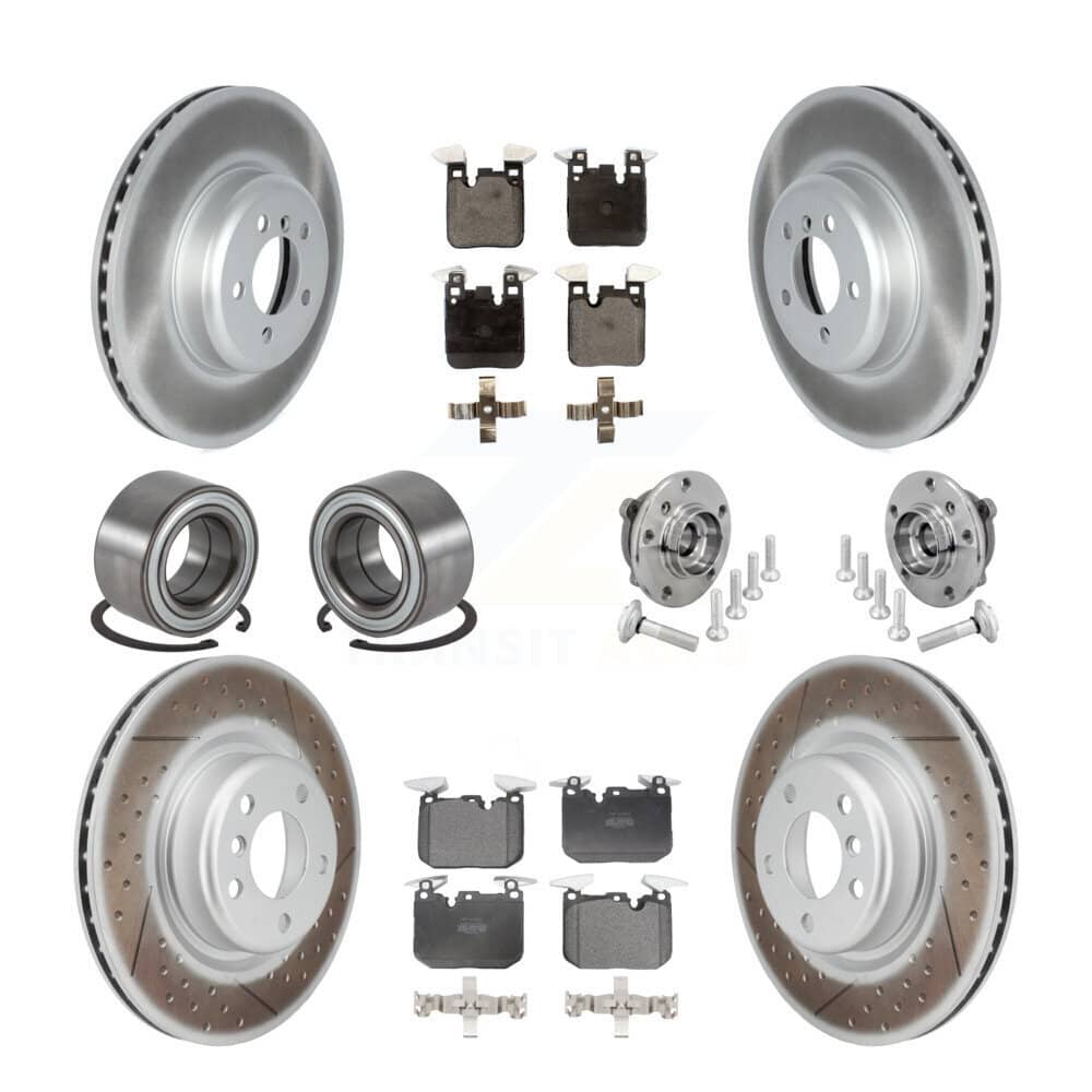 Transit Auto - KBB-133133 - Front and Rear Wheel Bearing and Hub Assembly Kits