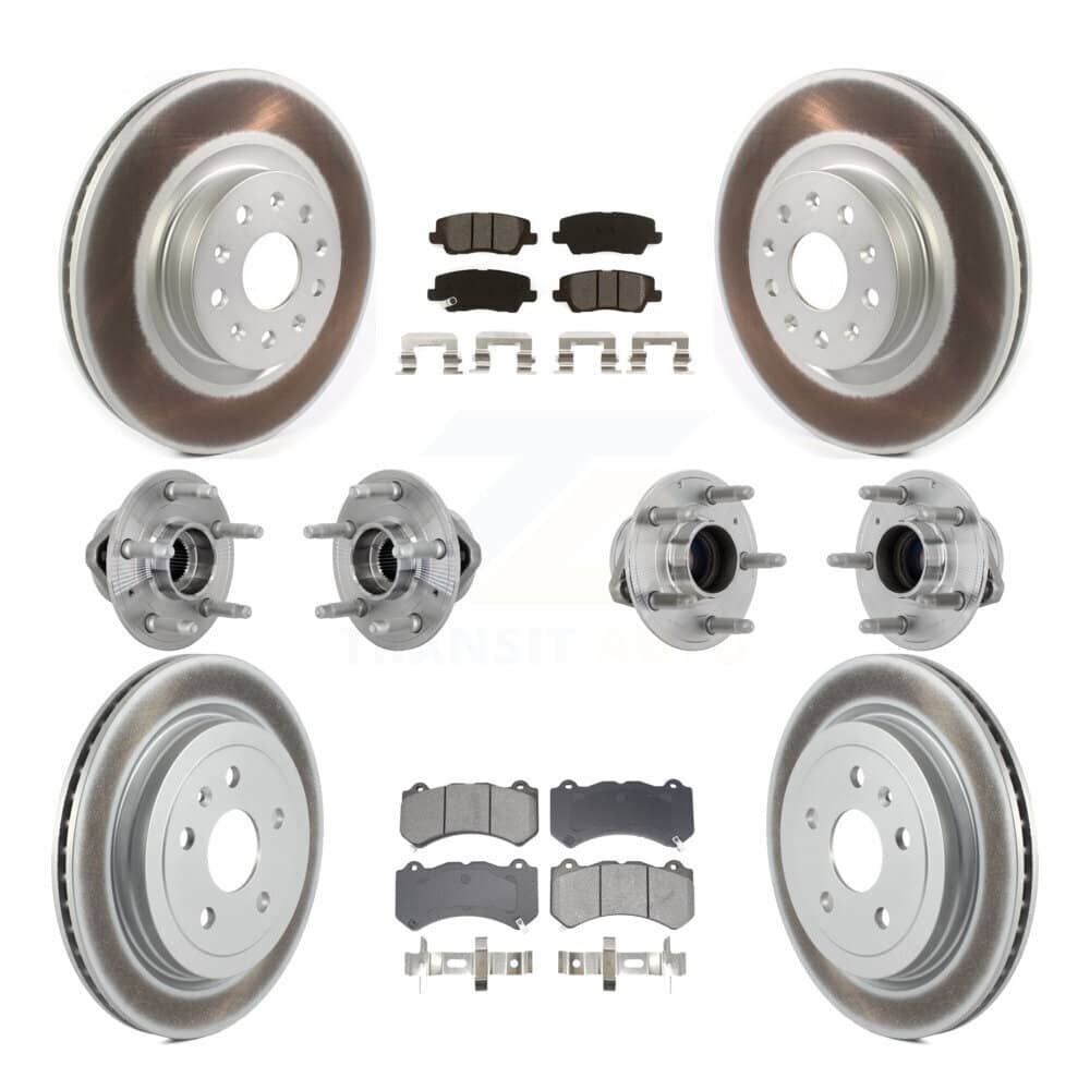 Transit Auto - KBB-133166 - Front and Rear Wheel Bearing and Hub Assembly Kits