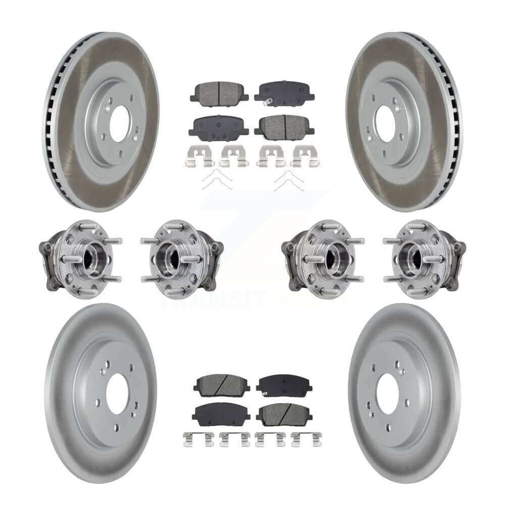 Transit Auto - KBB-133168 - Front and Rear Wheel Bearing and Hub Assembly Kits