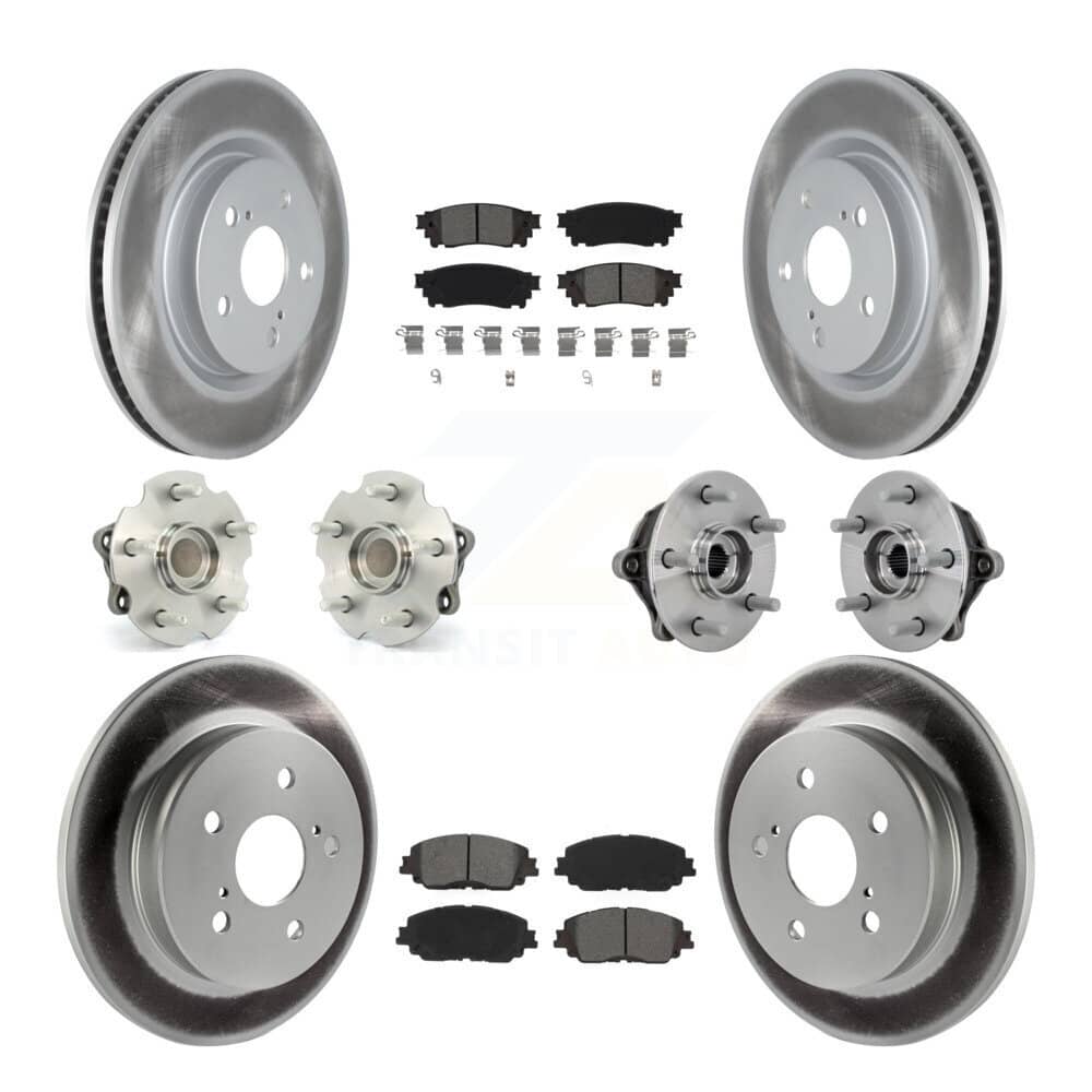 Transit Auto - KBB-133173 - Front and Rear Wheel Bearing and Hub Assembly Kits