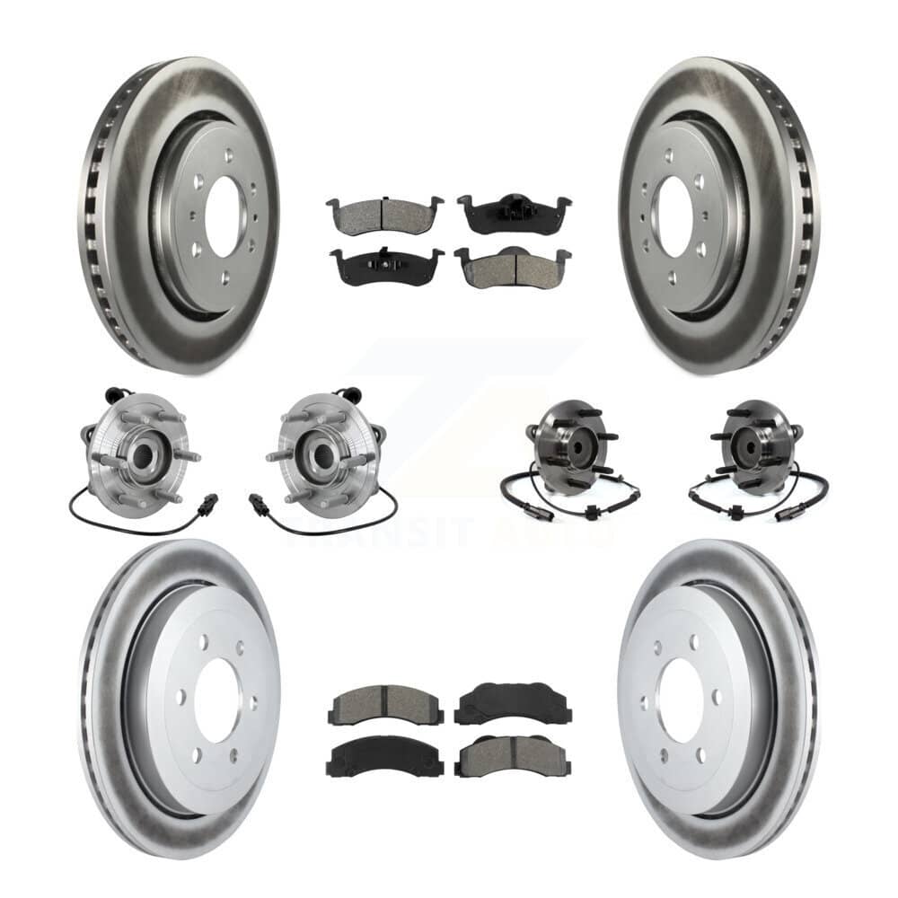 Transit Auto - KBB-133197 - Front and Rear Wheel Bearing and Hub Assembly Kits