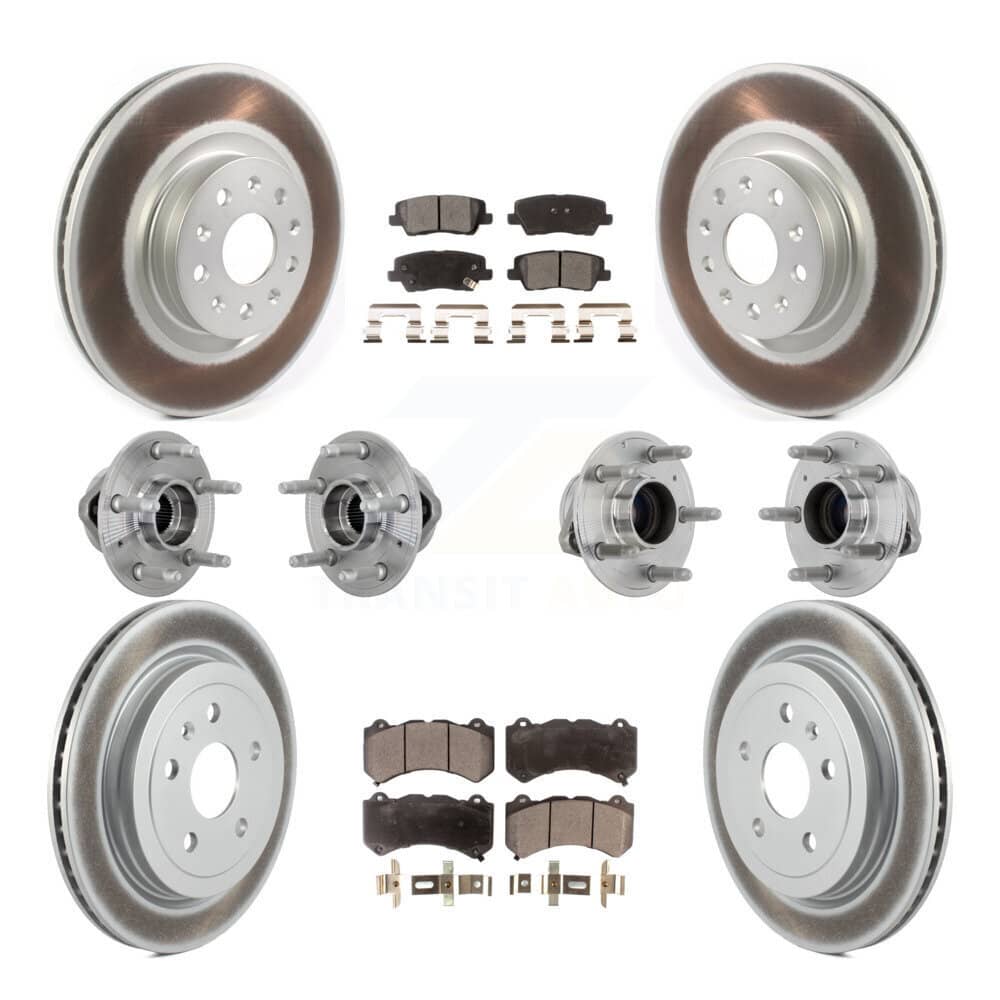 Transit Auto - KBB-133256 - Front and Rear Wheel Bearing and Hub Assembly Kits