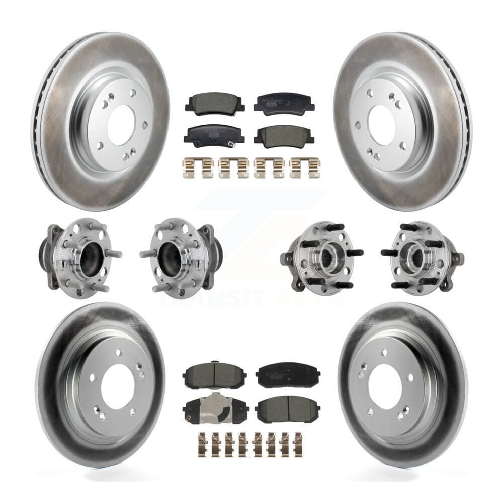 Transit Auto - KBB-133278 - Front and Rear Wheel Bearing and Hub Assembly Kits