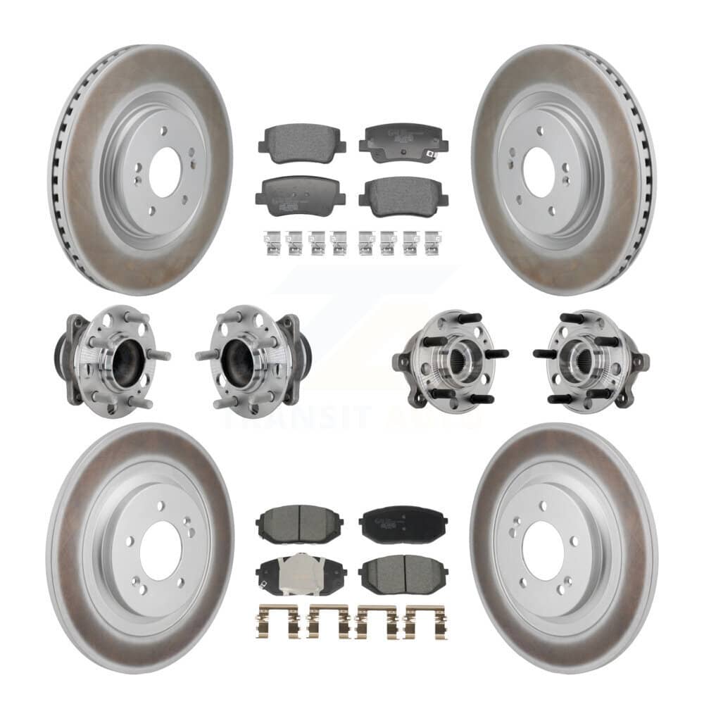 Transit Auto - KBB-133279 - Front and Rear Wheel Bearing and Hub Assembly Kits