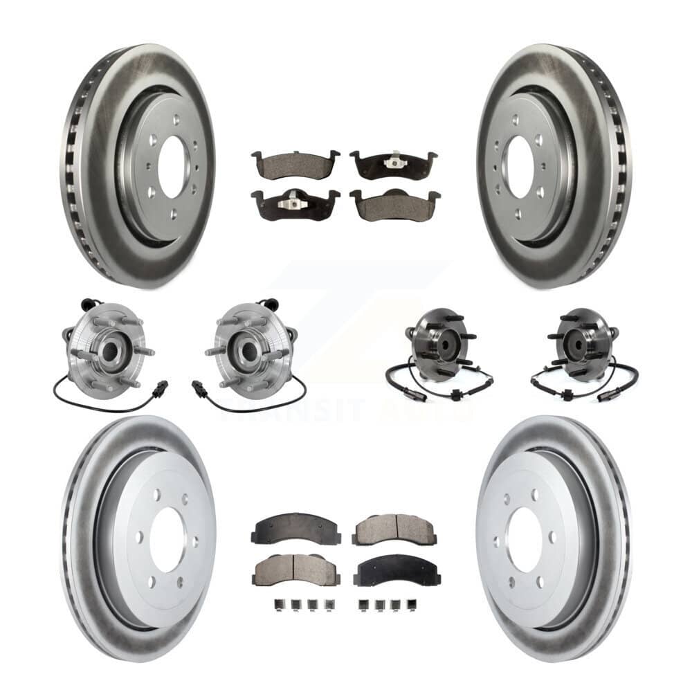 Transit Auto - KBB-133285 - Front and Rear Wheel Bearing and Hub Assembly Kits