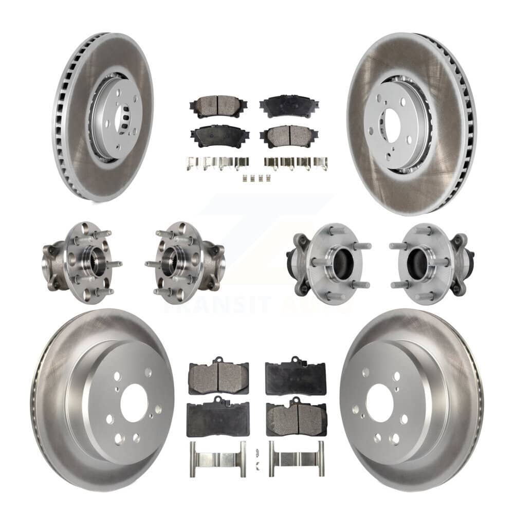 Transit Auto - KBB-133297 - Front and Rear Wheel Bearing and Hub Assembly Kits