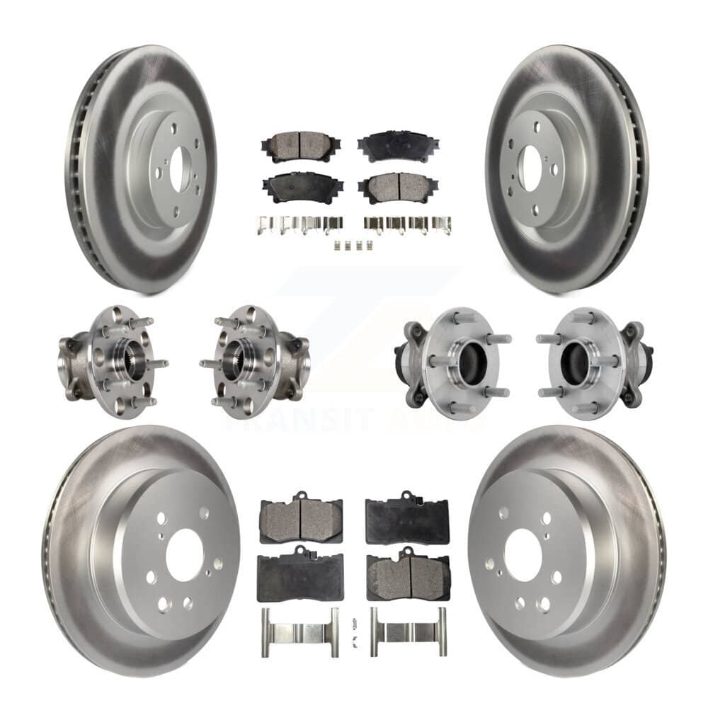 Transit Auto - KBB-133298 - Front and Rear Wheel Bearing and Hub Assembly Kits
