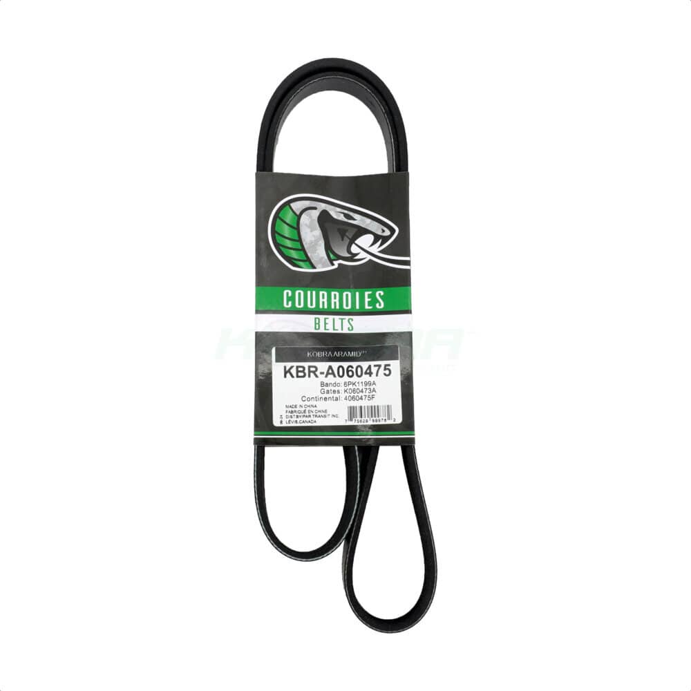 Kobra - KBR-A060475 - Main Drive Serpentine Belt