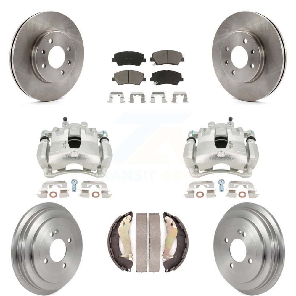 Transit Auto - KC8-100813C - Front and Rear Disc Brake Kits