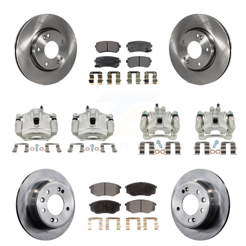 Transit Auto - KC8-101044P - Front and Rear Disc Brake Kits