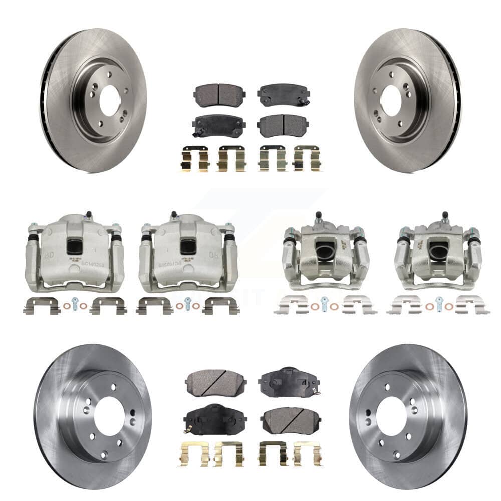 Transit Auto - KC8-101065P - Front and Rear Disc Brake Kits