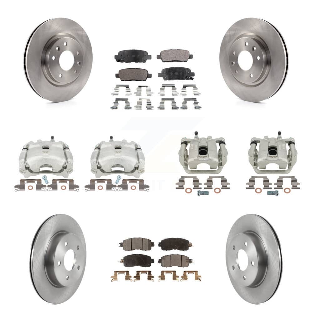 Transit Auto - KC8-101134P - Front and Rear Disc Brake Kits