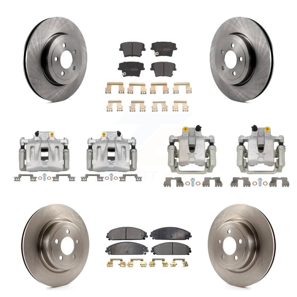 Transit Auto - KC8-101185P - Front and Rear Disc Brake Kits
