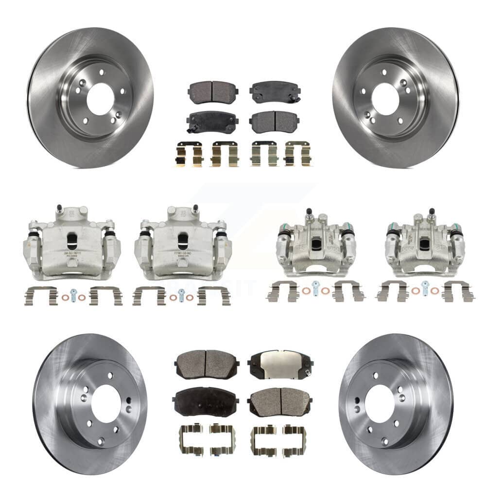 Transit Auto - KC8-101206P - Front and Rear Disc Brake Kits
