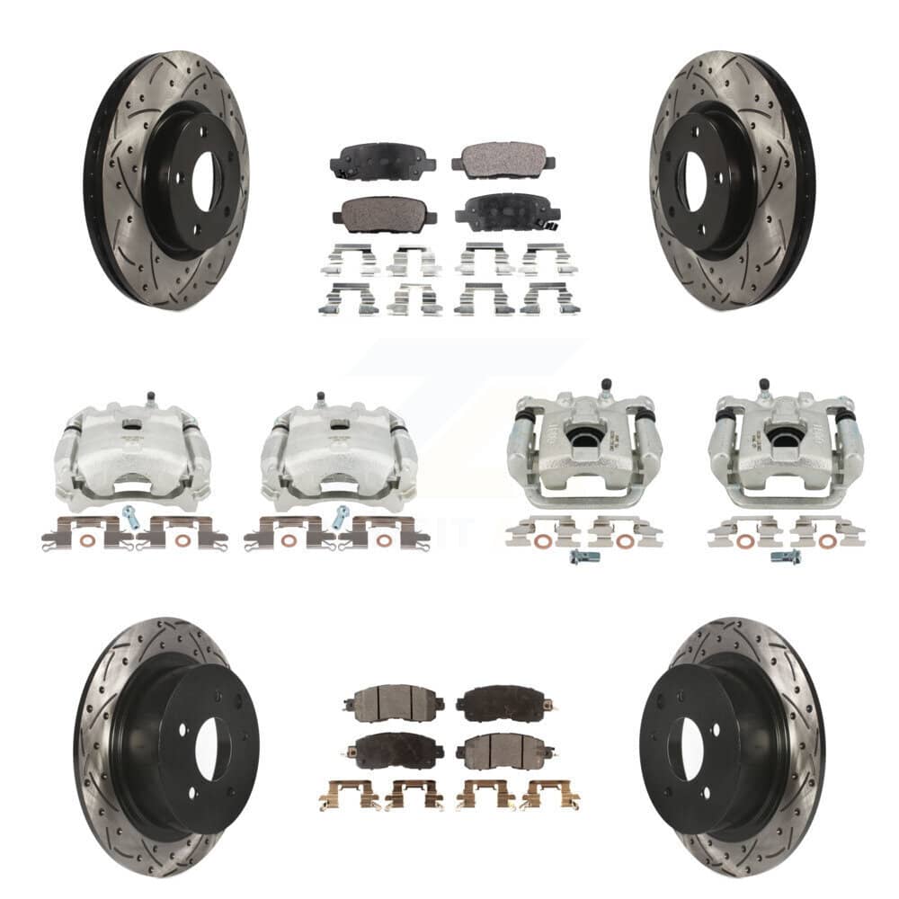 Transit Auto - KCD-100215P - Front and Rear Disc Brake Kits