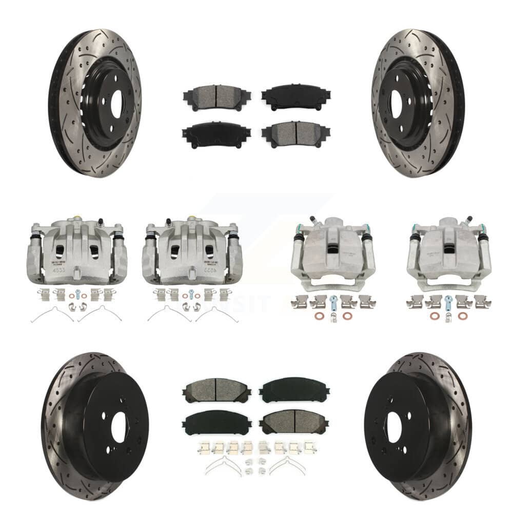 Transit Auto - KCD-100215S - Front and Rear Disc Brake Kits