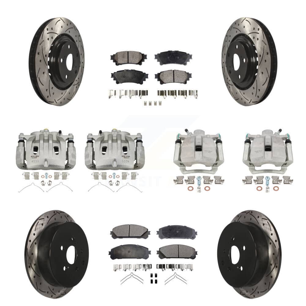 Transit Auto - KCD-100221P - Front and Rear Disc Brake Kits