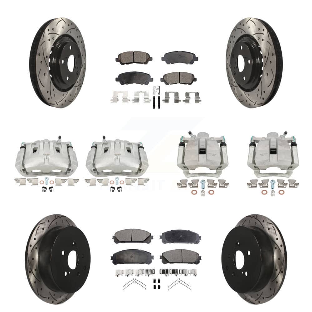 Transit Auto - KCD-100222P - Front and Rear Disc Brake Kits