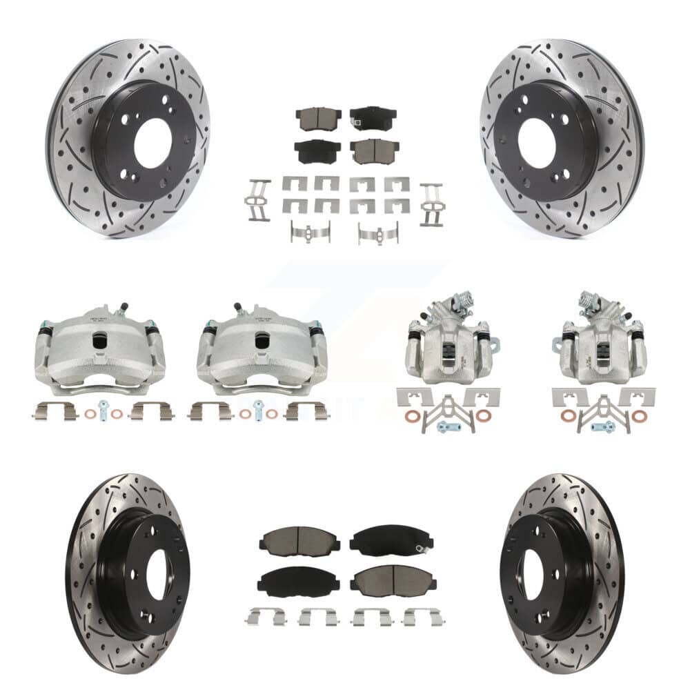 Transit Auto - KCD-100223C - Front and Rear Disc Brake Kits