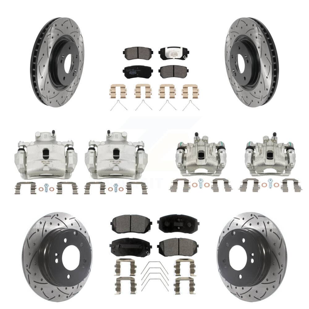 Transit Auto - KCD-100226T - Front and Rear Disc Brake Kits