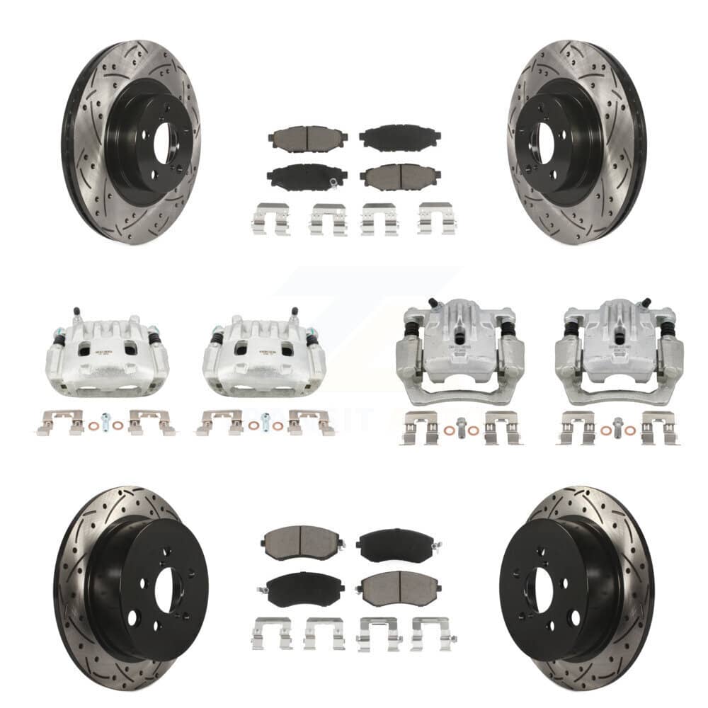 Transit Auto - KCD-100229C - Front and Rear Disc Brake Kits