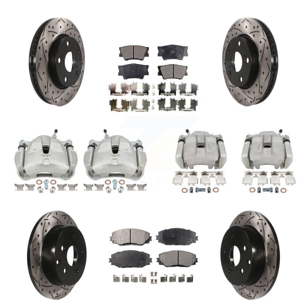 Transit Auto - KCD-100229P - Front and Rear Disc Brake Kits