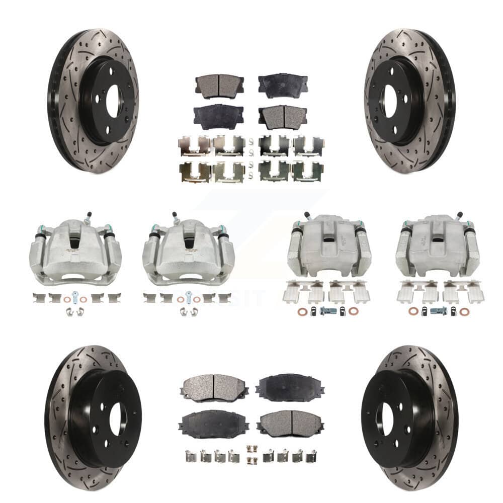 Transit Auto - KCD-100230P - Front and Rear Disc Brake Kits