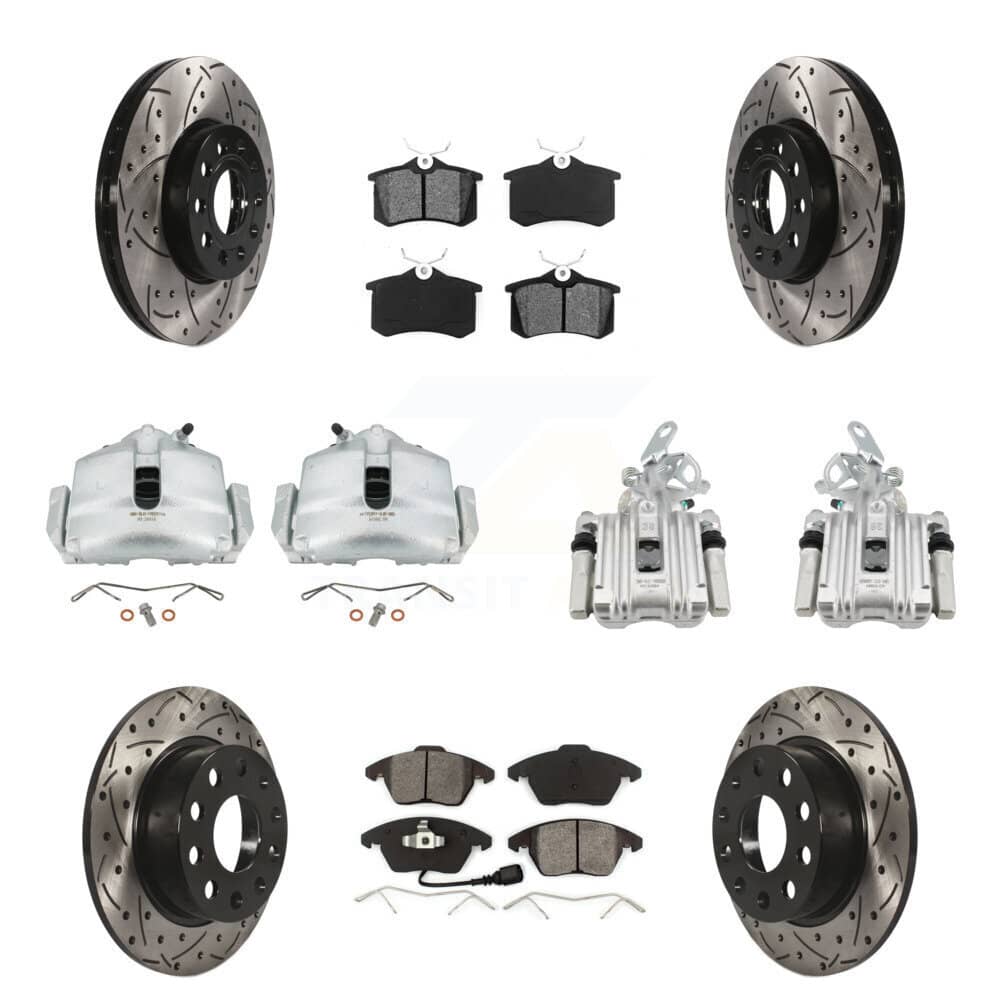 Transit Auto - KCD-100242S - Front and Rear Disc Brake Kits