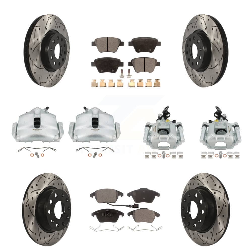Transit Auto - KCD-100245P - Front and Rear Disc Brake Kits