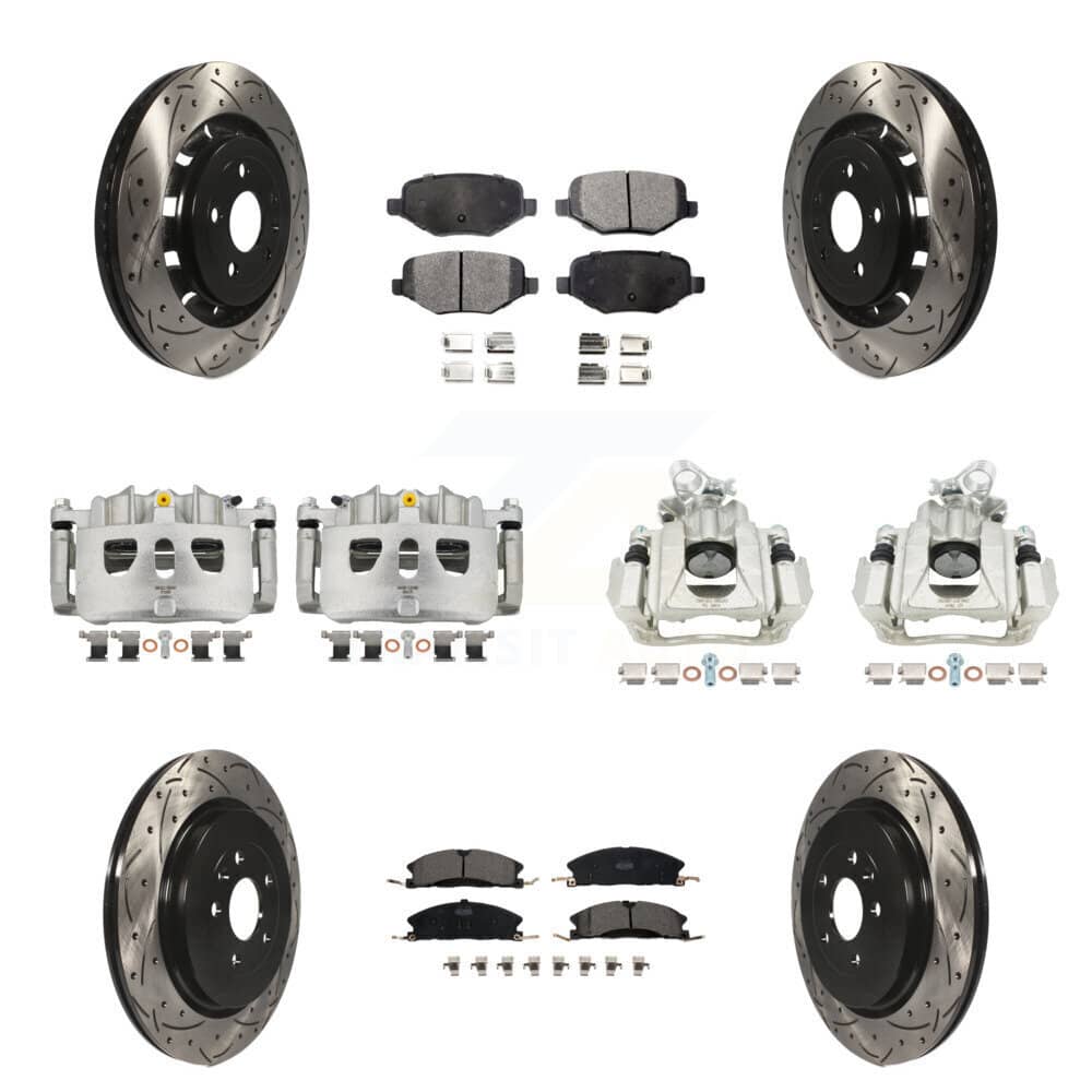 Transit Auto - KCD-100245T - Front and Rear Disc Brake Kits