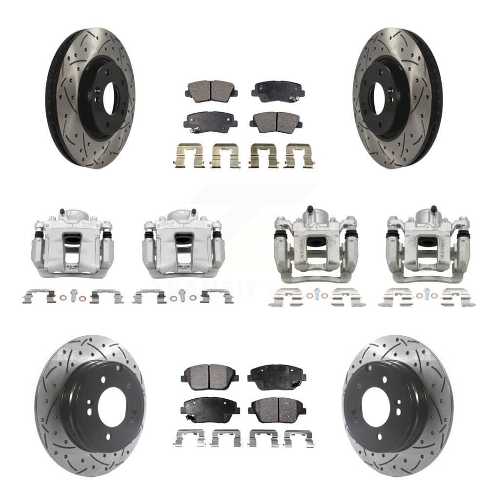 Transit Auto - KCD-100246T - Front and Rear Disc Brake Kits