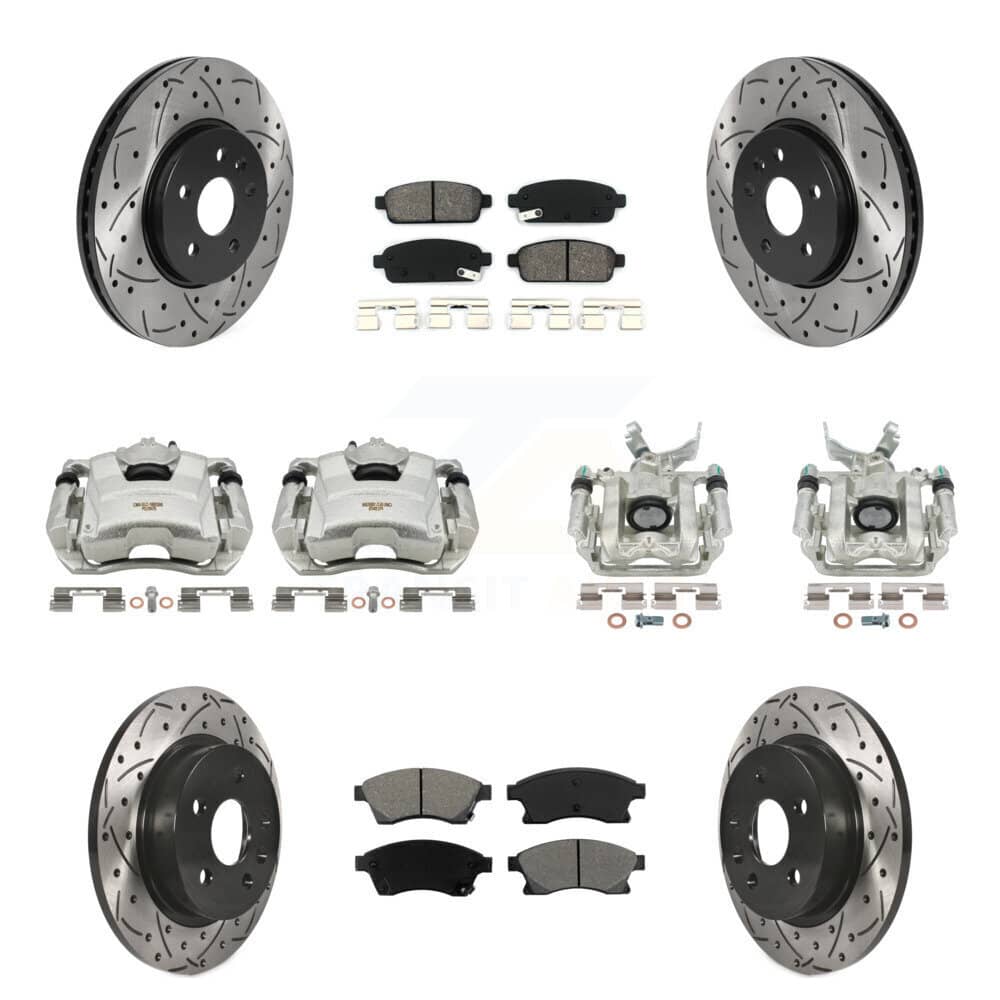 Transit Auto - KCD-100257S - Front and Rear Disc Brake Kits