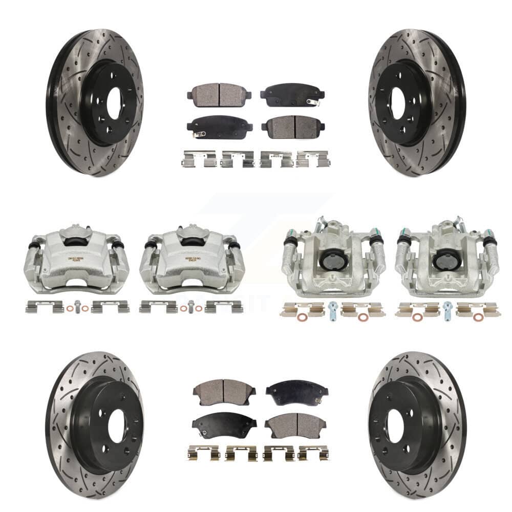 Transit Auto - KCD-100257T - Front and Rear Disc Brake Kits